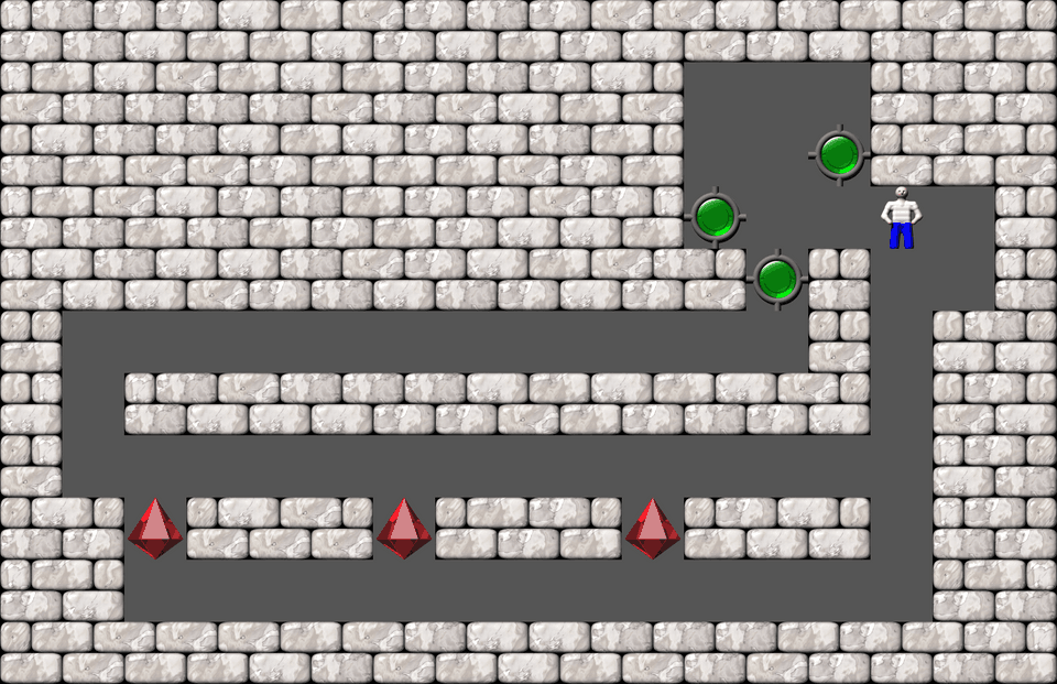 Sokoban Bugs550 collection level 397